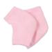 Exceart 3st gel moisturizer-donor-gelment socks made of silicone with gel lined spa socks without toes gel socks for dry feet men and women breathable essential oil pink