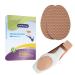 UNIKSTEP 5 Pairs Shoe Sole Non Slip Grips Wave Pattern Anti Skid Rubber Pads Shoe Bottom and Heel Self Adhesive Cushion Shoe Noise Reduction Stickers and Protectors (Khaki)