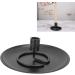 Moxa Coil Holder - Round Base Safe Stainless Steel Moxibustion Collector (BLACK) - Compact & Stable International Shipping - Buy Online on GoSupps.com