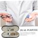 Pretyzoom 2-in-1 Glasses Case & Travel Kit - PU Leather Sunglasses Holder & Contact Lens Case | International Shipping - Buy Online on GoSupps.com