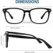 Buy CN92 Classic Nerd Glasses - Vintage Round Keyhole 40s/50s Panto Style - Clear Lens Matte Black - International Shipping - Buy Online on GoSupps.com