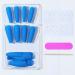 Prosy Artificial Fingernails - Long Blue Coffin Ballerina Acrylic Nails Glossy & Matte Finish Complete Coverage for Women & Girls - 24 Pieces - Buy Online on GoSupps.com