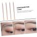 IWOWHERO 4pcs Concealer Pen Highlighter Stick Dark Circle Concealer Make up Concealer for Face Wooden 1 g (Pack of 1) Ivory - Buy Online on GoSupps.com