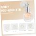 MAGICLULU 1pc Body Air Bag Powder Decor Glass Perfume Bottle Powder Spraying Tool Highlight Powder Eye Shadow Golden medium - Buy Online on GoSupps.com
