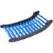 Guvkeug Lumbar Support Corrector - Fitness Spinal Pain Relief & Relaxation - Blue - Buy Online on GoSupps.com