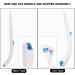 Shop TREETDOBV Disposable Toilet Brush Holder Set | Replaceable Detergent Head & Cleaning Cotton for Optimal Bathroom Hygiene - International Shipping Available - Buy Online on GoSupps.com