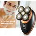 Premium Head Shaver for Bald Men | 5D Electric Razor & Beard Trimmer with LCD Display - Golden - Buy Online on GoSupps.com