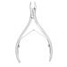 Harry's Supplies Nail Nipper - Cuticle Nipper - Cuticle Trimmer - Cuticle Remover Curved Bend Style Cutting edge 6 mm Straight Sharp Blade Manicure & Pedicure Unisex Japanese Stainless Steel