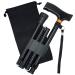 Folding Cane for Men/Women Black Lightweight Portable Adjustable Walking Stick Telescopic Non-Slip Aluminum Cane