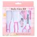Baby Healthcare and Grooming Kit  6Pcs Portable Nursery Care Kit Contain Safety Nail Clipper Scissor Ear Pick for Newborn Infant Toddlers Baby Boys Girls Kids