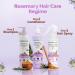 Mamaearth Rosemary Water Anti-Hair Fall Spray with 100% Pure Rosemary Water & Methi Dana 200ml | Stronger Denser Hair | 24Hr Frizz Control | Folligen ANA Lupe Fision Aquashield | Shiny Smooth Hair - Buy Online on GoSupps.com