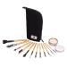 Essential SFX Makeup Brush Kit - 12 Piece Professional Set for Special Effects Makeup - Includes Vanilla Fragrance Brush Soap & Standing Bag - Ideal for Film Theater & Halloween - Buy Online on GoSupps.com