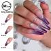MIZHSE Poly Nail Gel Purple Temperature Color Changing Extension Builder Gel - Professional Nail Thickening Tool for Beginners (MS-Purple) - Buy Online on GoSupps.com