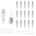 15pcs empty 4ml silver crown lip gloss tubes  keychain lipgloss tubes  lipgloss containers for small business
