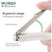 MR.GREEN Professional Stainless Steel Splash Resistant Nail Clipper Removable Design Nail Clipper Nail Trimmer Nail Art Tool (L+ Nano Glass File) L+Nano Glass File - Buy Online on GoSupps.com