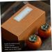 Alipis Persimmon Ceramic Jar Candy Jar Kitchen Canisters Tea Containers Ceramic Can With Cover Bottle 1 - Buy Online on GoSupps.com