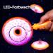 Shop 4-Piece Retro LED Roundabout Gyro Wheel Set | Bright Spinning Magnetic Toys for Parties | Random Color - Buy Online on GoSupps.com