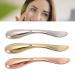 3 Pieces Zinc Alloy Makeup Spatula Set | Eye Cream Spoon & Mini Cosmetic Spoons in Silver Gold Rose Gold - Perfect for Skincare - Buy Online on GoSupps.com