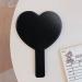 TBWHL Heart-Shaped Travel Handheld Mirror with Handle - Black (1 Pack) - Buy Online on GoSupps.com