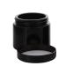 Miron Violet Glass Jar 100ml with Lid - Empty Cosmetic Cream Jar - Kosmetex Glass Container with 5 Black Lids for International Shipping - Buy Online on GoSupps.com