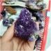 Crystal Rough Stone Crafts Natural Amethyst Geode Quartz Cluster Crystal Specimen - Buy Online on GoSupps.com
