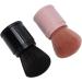 Black Pink Powder Brush Blush Brush Retractable Makeup Brush Travel Portable Loose Powder Makeup Brush for Foundation Blush and More - Buy Online on GoSupps.com