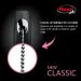 Buy Flexi Classic Retractable Dog Leash - Ergonomic Durable Tangle-Free for Dogs Up to 20 kg - 4.8 m | Size M Black - Buy Online on GoSupps.com