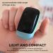 Fingertip Pulse Oximeter - Rechargeable Blood Oxygen Monitor with Lanyard | Accurate SpO2 & Heart Rate Tracking for Home & Sports - TY05 Blue - Buy Online on GoSupps.com