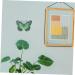 Alipis 1pc Wrought Iron Butterfly Pendant Vintage Decor Window Trim Bed Chic Craft Office Metal The Flowers 19x13cm Green - Buy Online on GoSupps.com