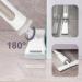 Easy Squeeze Butterfly Mop Lazy Person'S Self-Washing Flat Mop Self-Wash & Squeeze Dry Flat Mop Imitation Hand Twist Quick Dry Mop For Floor Cleaning With 2pcs Reusable Replacement Mop Pads Set - Buy Online on GoSupps.com