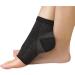 Ankle Compression Sleeves for Men & Women | Plantar Fasciitis Relief & Arch Support Socks | Black/White - Large/X-Large Pair - Buy Online on GoSupps.com