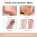 3 Pairs Foot Mask - Exfoliating Peeling Socks for Soft Smooth Feet | Dead Skin & Cornea Remover | Ideal for Men & Women - Coconut Scent - Buy Online on GoSupps.com