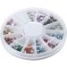 Peowuieu 300 Pieces 2 mm 12 Colours Nail Art UV Acrylic Lace Rhinestone Wheel - Buy Online on GoSupps.com