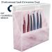 Dust-proof Acrylic Marble Eyelash Tweezers Holder with Cover - Pink | Lash Cart Organizer - Buy Online on GoSupps.com