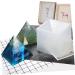 EXCEART 1pc Table Top Epoxy Resin Soap Epoxy Resin Practical Pyramid Mold Model Container 3d Accessories - Buy Online on GoSupps.com