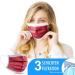 Disposable Face Cover 3-Ply Outdoor Breathable Mouth Protection Bandanas for Women and Men - Buy Online on GoSupps.com