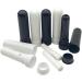 500Pcs Blank Nasal Inhaler Sticks Blank Aroma Nasal Inhalers Compatible with DIY Essential Oil Cotton Wicks Black Pleasant63 - Buy Online on GoSupps.com
