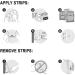 Command 3M 12ct Pack Picture & Frame Hanging Strips Sets Medium Size White Damage-Free - Buy Online on GoSupps.com