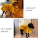 NACOCO X-Large Dog Raincoat - Adjustable Waterproof Pet Jacket in Yellow with Reflective Strips - Buy Online on GoSupps.com