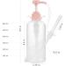 Vaginal Cleansing System Douche Cleaner Kit - 600ml Capacity with 3 Nozzles - Buy Online on GoSupps.com