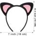 COCIDE Cat Ears Headbands Taylor Party Decorations Headbands for Girls Gabby Dollhouse Party Favors Birthday Supplies for Women Halloween Hair Accessories Hair Hoops Costume (Black+Pink Cat) - Buy Online on GoSupps.com