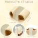 12Pcs Toe Spacers for Women - Bunion Corrector & Toe Straighteners - Gel Toe Spreaders - Toe Protectors & Separators for Bunion Overlapping Hammer Crooked Big Toes (Beige) - Buy Online on GoSupps.com