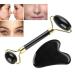 Double-Ended Obsidian Roller Massage Kit 2 Pcs Set (5.9 & 3.14) for Holistic Wellness - Buy Online on GoSupps.com
