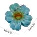 Shakven Flower Claw Clips | 3x Colorful Hair Clip Clamps - Elegant Artificial Plumeria Cute Hair Clips Holiday Floral Hair Accessories for Travel Blue - Buy Online on GoSupps.com