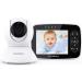 Baby Monitor with Remote Pan-Tilt-Zoom Camera|Keep Babies Safe with 3.5 Large Screen, Night Vision, Talk Back, Room Temperature, Lullabies, 960ft Range