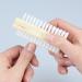 com-four Hand Washing Brush Set - 3 Pieces Nail & Cleaning Brushes for Hands & Fingernails - Light Brown - Buy Online on GoSupps.com