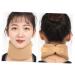 FOMIYES Neck Brace Neck Stabilizer Supporter Support Brace Posture Choker Neck Guard Braces Soft Neck Foam Brace Foam Sponge Orthotics Men and Women Spine Khaki M