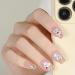 3D Nail Charms 200 Pcs Flower Bow Heart Bear Nail Art Charms Nail Rhinestones Cute Shell Rabbit Nail Art Decorations for Women Girls Nail Design DIY Craft Jewelry Making (White A) - Buy Online on GoSupps.com