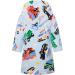 XINNE Soft Bathrobe for Boys & Girls - Cute Pattern Toddler Baby Flannel Hoodie Pajamas Sleepwear with Multi Cars Design - Buy Online on GoSupps.com