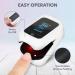 Blaux Finger Pulse Oximeter - Portable Oxygen Monitor | Accurate Blood Oxygen Saturation Device for Seniors | Battery-Powered Digital Display Oximetry Monitor - Buy Online on GoSupps.com